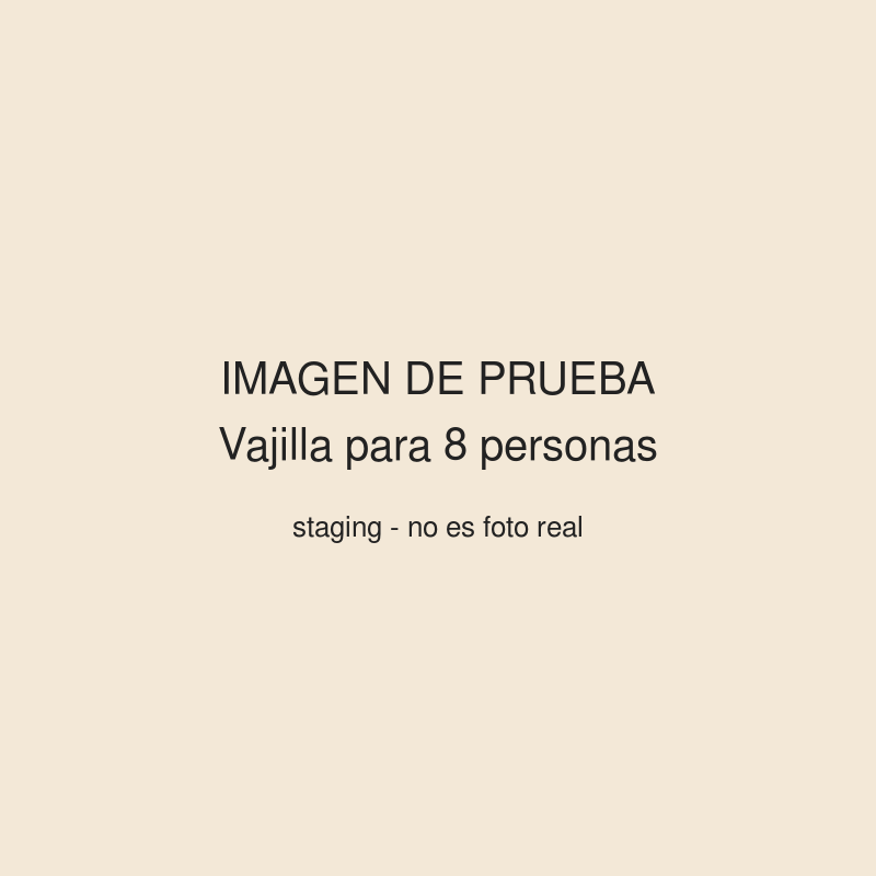 Vajilla para 8 personas
